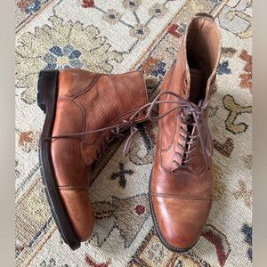 Mens Frye Brown Combat Boots sz 10